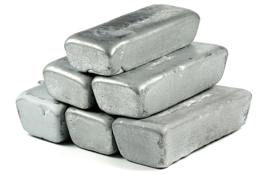 Zinc ingots